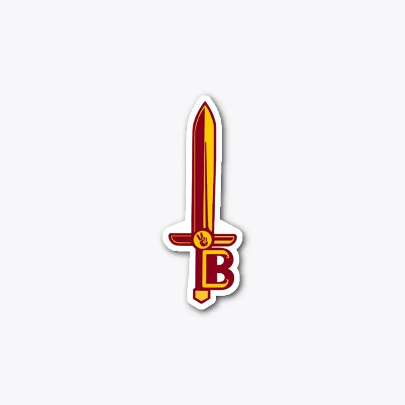 Trojan Blade Sword Sticker