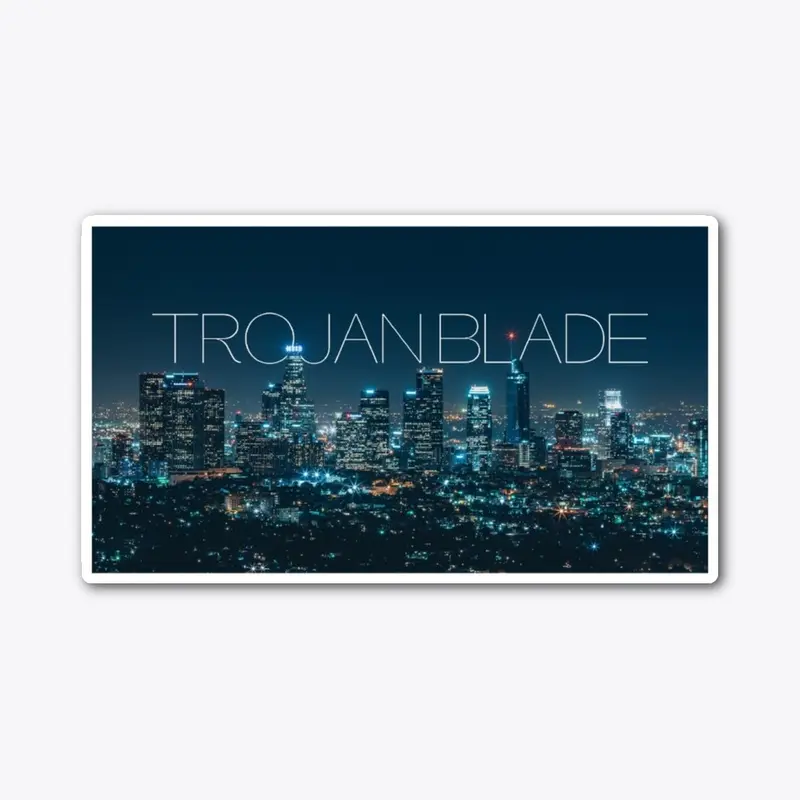 Trojan Blade LA Sticker